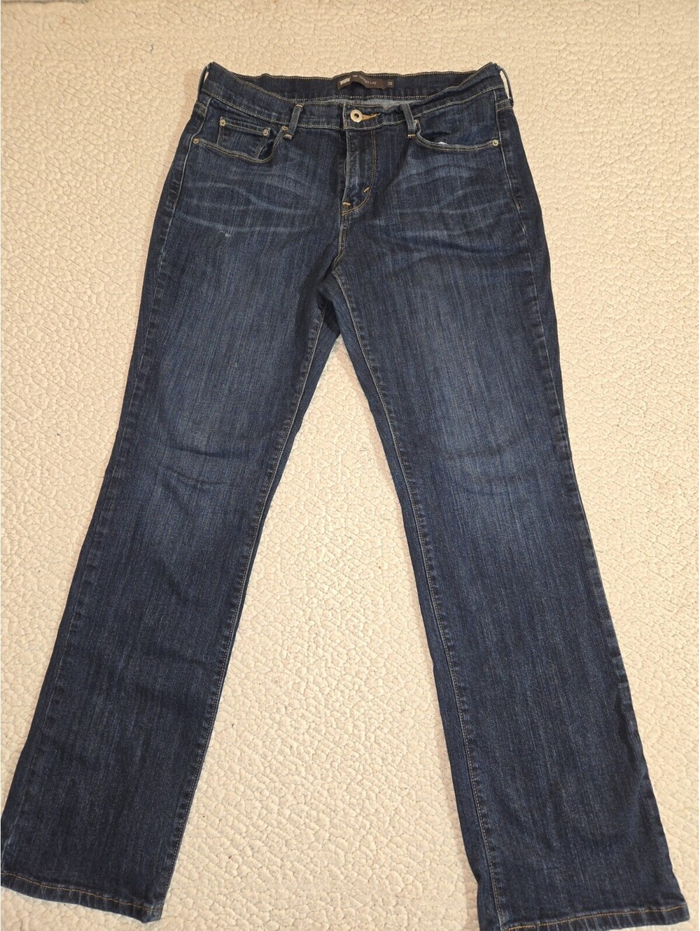 Levi’s 505 Women’s Straight Leg Jeans Sz 10 Medium Wash Denim Red Tab